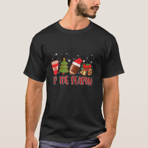 T-shirt C'Est La Saison Arbre De Noël Lumières Football Co
