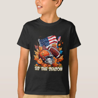 T-shirt C'Est La Saison Automne Citrouille Épice Footbyll