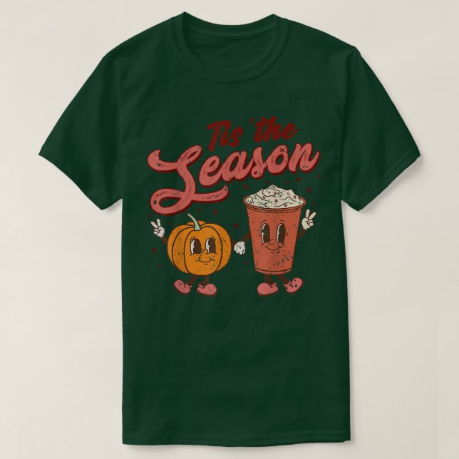 T-shirt C'Est La Saison Automne Thanksgiving  (Design devant)