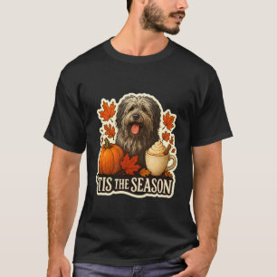 T-shirt C'est la saison Bergamasco Chien de berger Automne