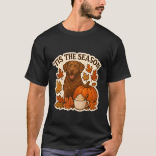T-shirt C'est la saison Chien Retriever de la baie de Ches