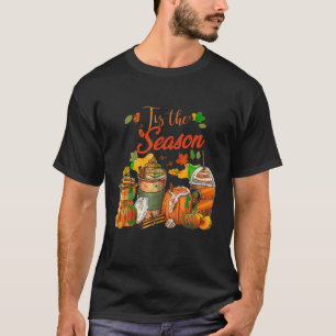 T-shirt C'Est La Saison Citrouille Chemise Épice Automne H