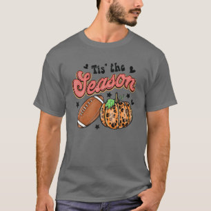 T-shirt C'Est La Saison Citrouille De Football Leopard Aut