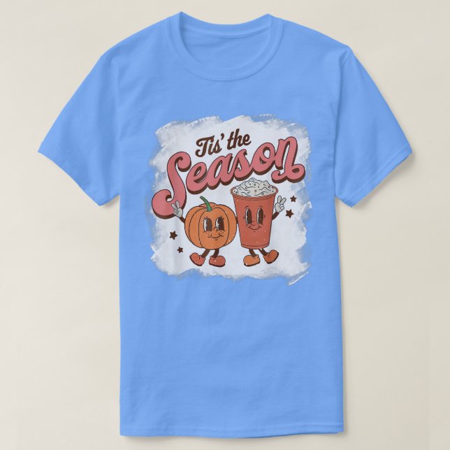 T-shirt C'Est La Saison Citrouille Épice Automne Hallowee  (Design devant)
