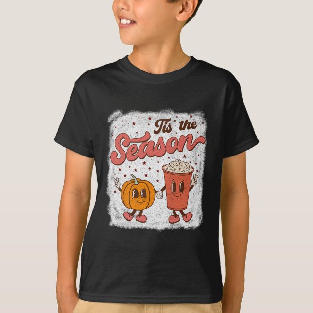 T-shirt C'Est La Saison Citrouille Épice Automne Hallowee  (Devant)