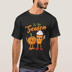 T-shirt C'Est La Saison Citrouille Spice Retro Fall Vibes