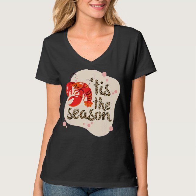 T-shirt C'Est La Saison Crawfish Leopard (Devant)