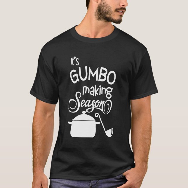 T-shirt C'Est La Saison De Gumbo (Devant)