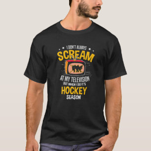 T-shirt C'est la saison de hockey glace Sport gardien de b
