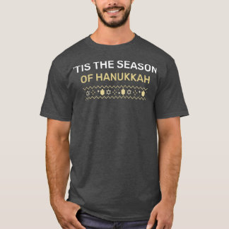 T-shirt 'C'Est La Saison De La Fête Juive Hanoukka