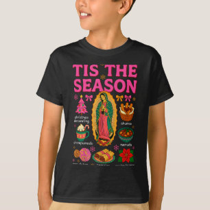 T-shirt C'est la saison de la nourriture mexicaine de Noël