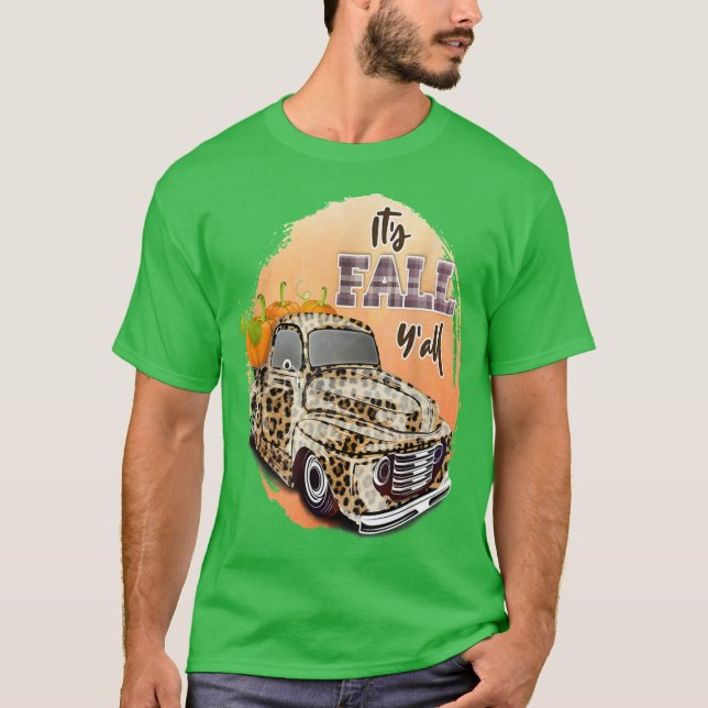 T-shirt C'est la saison des camions d'automne (Devant)