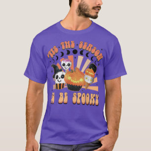 T-shirt 'C'Est La Saison D'Être Éffrayant Drôle Halloween