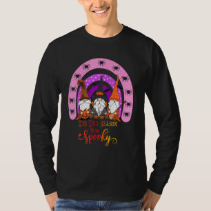 T-shirt C'Est La Saison D'Être Éffrayant Mignons Gnomes Ha