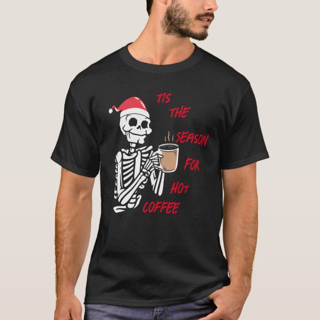 T-shirt C'Est La Saison Du Café Chaud (Devant)