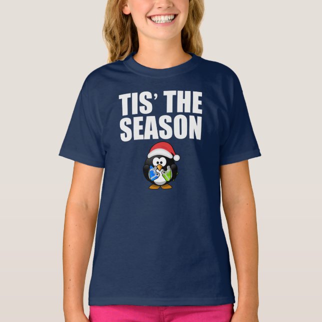 T-shirt C'est la saison du Père Noël (Devant)