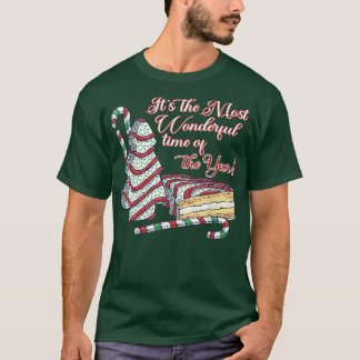 T-shirt C'est la saison Gâteaux d'arbre de Noël C'est le p