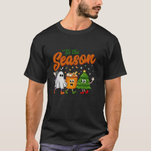 T-shirt C'Est La Saison Halloween Citrouille Café Ghost Ch