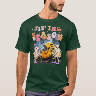 T-shirt C'est la saison Halloween Citrouille Ghost Costume