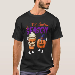T-shirt C'Est La Saison Halloween Retro Citrouille Scary G