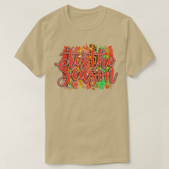 T-shirt C'Est La Saison Jesus Noël Père Noël Holiday Famil (Design devant)