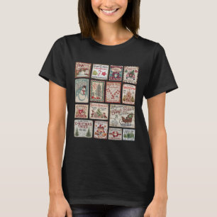 T-shirt C'est la saison Joyeux Noël Vacances Xmas Famille
