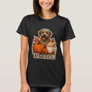T-shirt C'est la saison Lagotto Romagnolo Chien Automne