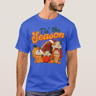 T-shirt C'Est La Saison Latte Citrouille Épice Météo Chute