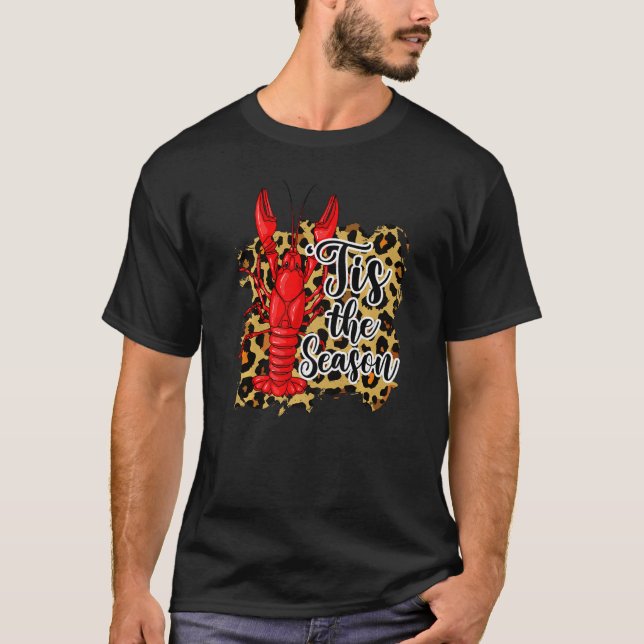 T-shirt C'Est La Saison Mardi Gras Carnival Funny Crawfish (Devant)