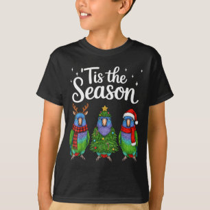 T-shirt C'est la saison Onus Perroquet Noël Père Noël Oise
