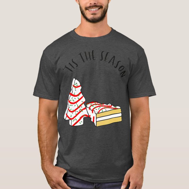 T-shirt C'Est La Saison Petit Debbie Arbre De Noël (Devant)