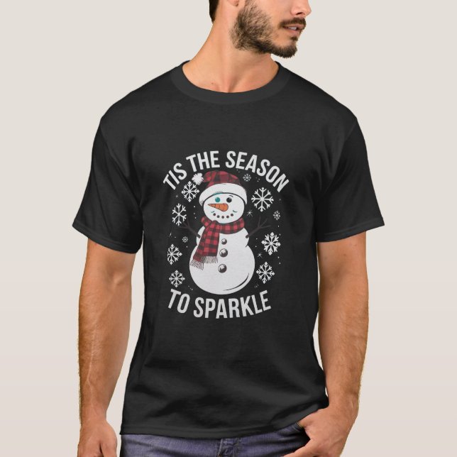 T-shirt C'Est La Saison Pour Éclater Le Cadeau De Noël (Devant)