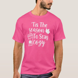 T-shirt C'est la saison pour rester au chaud Pumpkin Spice