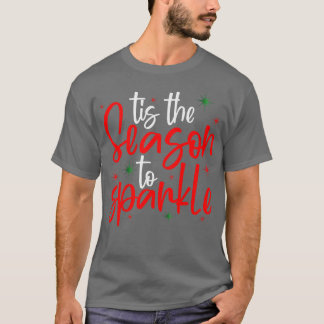 T-shirt c'est la saison pour scintiller 4