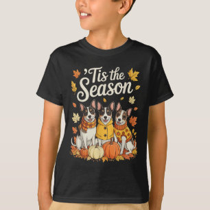 T-shirt C'Est La Saison Rat Terrier Automne Chien Citrouil