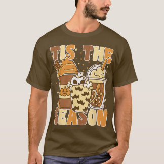 T-shirt C'est La Saison Super Pumkin Coffee Vintage Hallo
