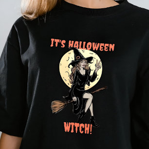 T-shirt C'est la sorcière d'Halloween amusante faire votre