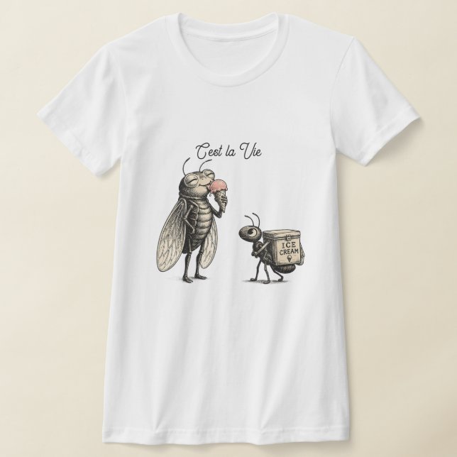 T-SHIRT C'EST LA VIE (Poser)