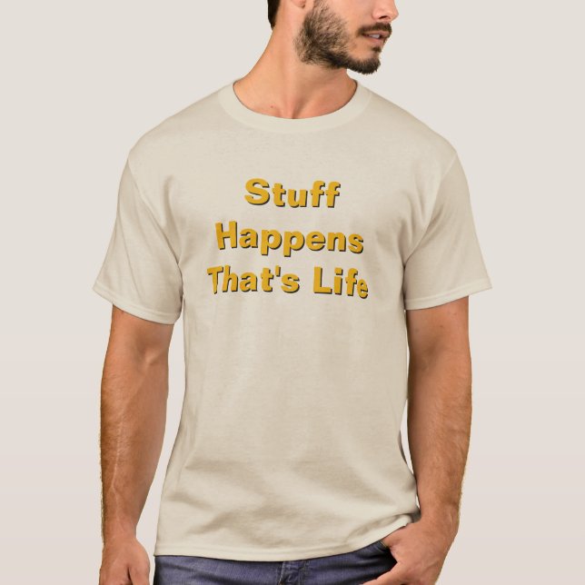 T-shirt C'est La Vie Du Sable (Devant)