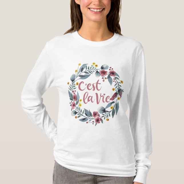 T-shirt C'est La Vie French (Devant)