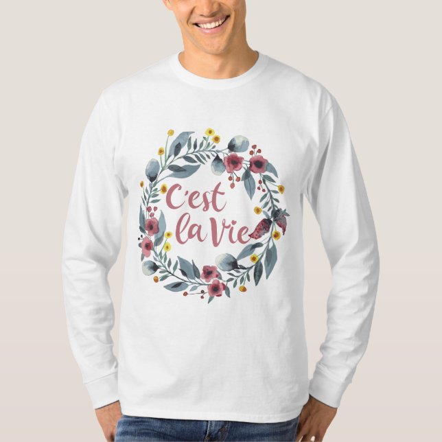 T-shirt C'est La Vie French (Devant)