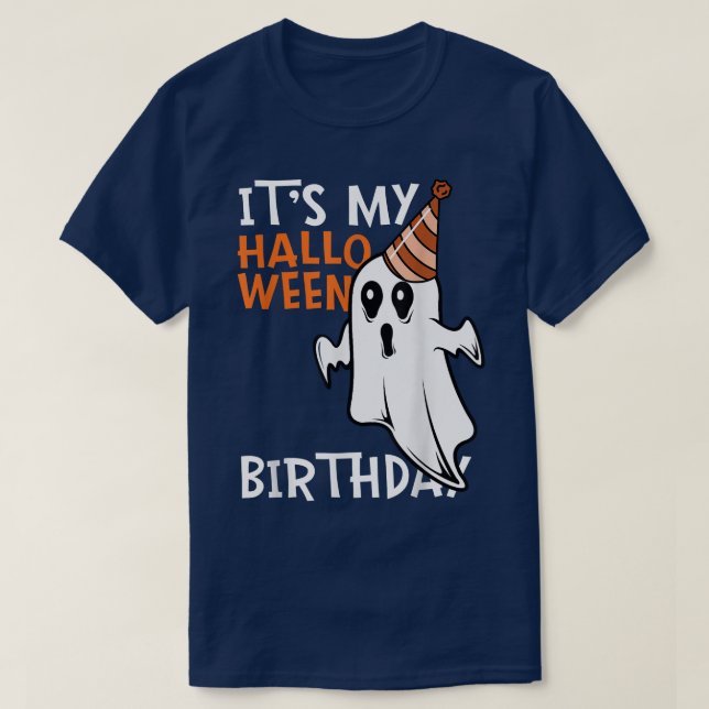 T-shirt C'est l'Anniversaire de mon anniversaire d'Hallowe (Design devant)