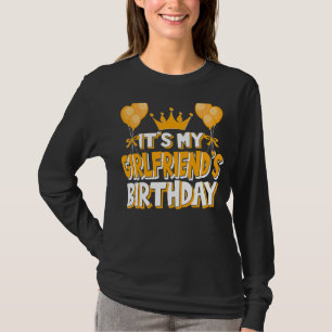 T-shirt C'est l'anniversaire de My Girlfriend Famille M