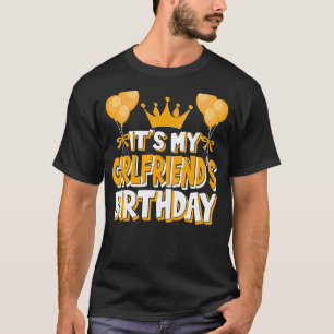 T-shirt C'est l'anniversaire de My Girlfriend Famille M