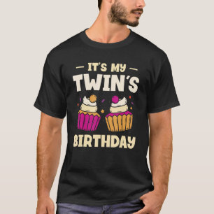 T-shirt C'est l'anniversaire de My Twin Celebrate Twin Cut