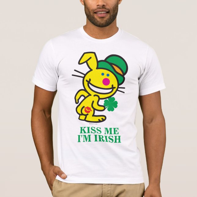 T-shirt C'est lapin heureux - embrassez-moi que je suis (Devant)
