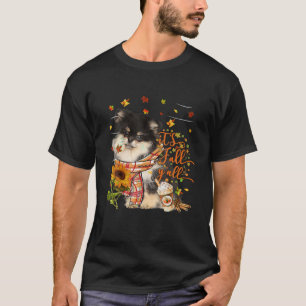 T-shirt C'est l'automne de tous les Chiens Poméraniens Tha