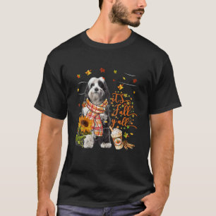 T-shirt C'est l'automne de tous les Tibétains Terrier Dog