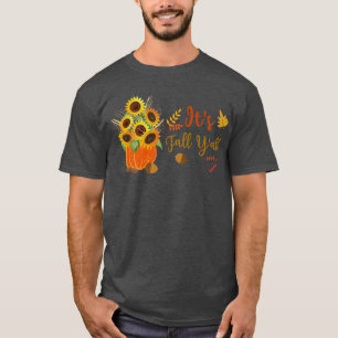 T-shirt C'est l'automne les gars Tournesols mignons Citrou