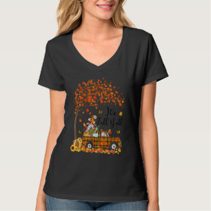 T-shirt C'est l'automne, vous tous gnome citrouille camion